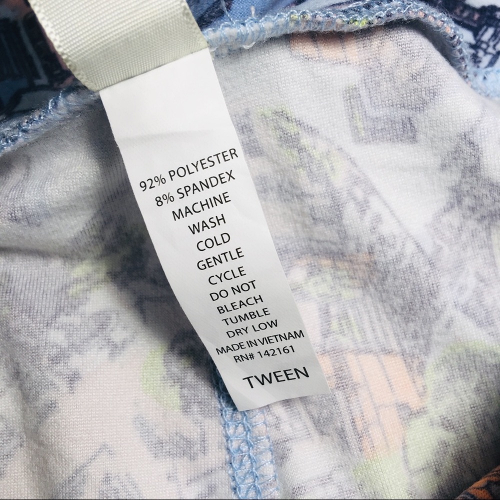 LULAROE CITYSCAPE VINTAGE VENICE LEGGINGS - Picture 6 of 6